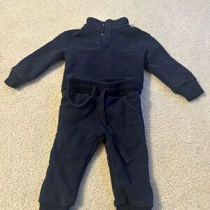 Little Bibsey 3-6M sweat set